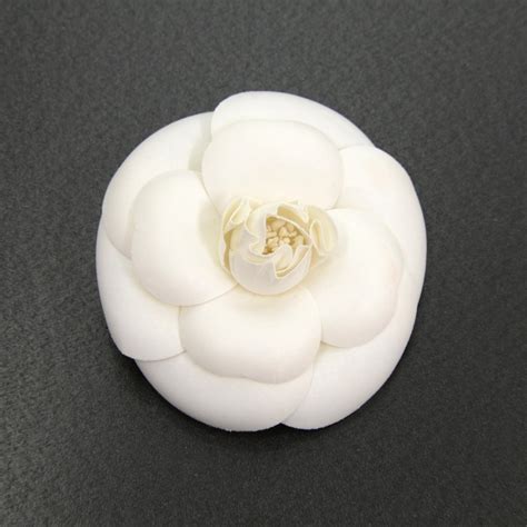 chanel white flowers|Chanel flower brooch.